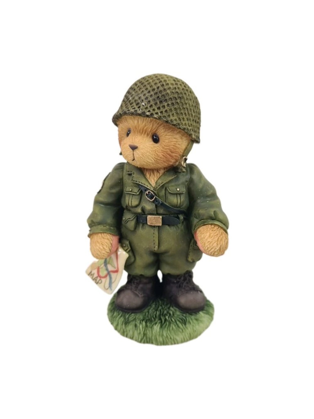 Cherished Teddies Great Friendship Make A Soldier 706930 Porcelain Figurine